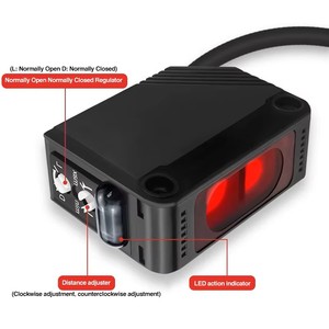 E3JK-DS30m1 Infravermelho Difusa Reflexão Óptica Fotoelétrica <span class=keywords><strong>Sensor</strong></span> Relé Saída 5-Wire Photo Cell Switch para Detecção de Posição - Product Image 5