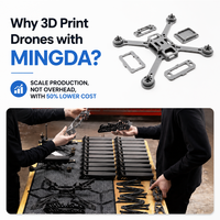 Imprimante 3D industrielle grand format Mingda MD-1000Pro+ rapide, 1000 mm, avec nivellement automatique