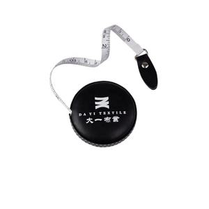 Mini ruban à mesurer en cuir PU rétractable circulaire multicolore portable pour la mesure du corps - Product Image 2