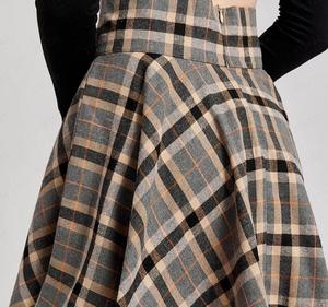 Vintage <strong>Women</strong> Scotland Plaid Bandage High Waist Large Swing Cotton <strong>Tartan</strong> <strong>Skirt</strong> <strong>Women</strong> <strong>Skirt</strong> Sexy Plaid Pleated <strong>Skirts</strong> Fashion - Product Image 6