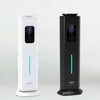Diffuseur d'arômes purificateur d'air commercial 800 ml, système de diffusion de parfum électrique sans eau avec télécommande pour hôtels et foyers
