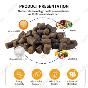 OEM/ODM Marque privée Produits de soins pour chats Produits vitaminés pour chats Huile de saumon Soins de santé pour animaux de compagnie Gâteries multivitamines pour chats - Product Image 2