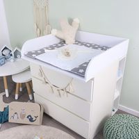 Table de soin Ben matelas à langer en bois dessus de bureau de haute qualité Compatible avec les tables à langer Table de soin murale Ben
