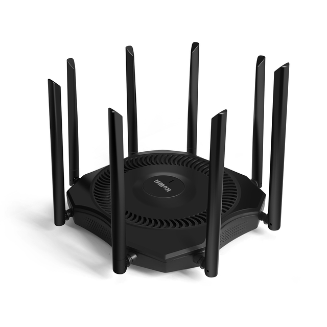 Enterprise Level KuWFi Router 12V DC Power Supply Super Speed Indoor WEB Remote Management Wifi Dual Band 3000Mbps Router