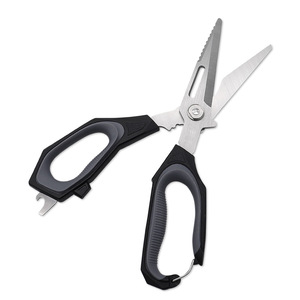 <b>Kitchen</b> <b>Scissors</b> Stainless Steel Straight Tip Multi Purpose For Food Barbecue Fish Chicken Bone Cutting Home Use - Product Image 1