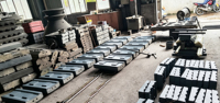 Barre de frappe pour concasseur à percussion High Chrome Cr26 PWC-B-1310 1314, pièces de rechange pour carrière, fabrication chinoise, service de fonderie personnalisé fourni