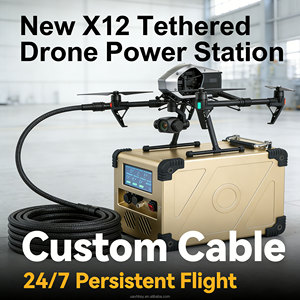 Station d'alimentation OEM X12 pour drone DJI, prend en charge le relais de signal d'éclairage aérien 24h/24, système d'alimentation pour éclairage de drone - Product Image 3