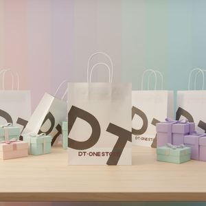 Bolsa de Papel Kraft Impresa Personalizada, Ecológica, Grande, para Compras, Empaque de Lujo para Joyería, Vestidos, Galletas, Venta al Por Mayor - Product Image 5