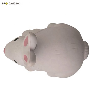 สติ๊กเกอร์ของเล่นบีบอัด PU ลดความเครียด ผิวนุ่ม ลายการ์ตูนกระต่าย บอลคลายแรงกด - Product Image 3