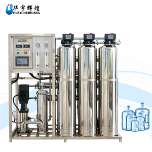 Machine de purification d'eau RO à prix avantageux, 500 litres par heure, pour l'eau potable avec système PLC - Product Image 1
