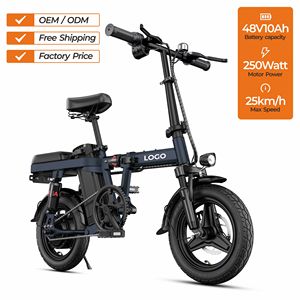 Có Thể Gập Lại Xe Đạp Điện 14in 250W 48v10ah Trọng Lượng Nhẹ Thành Phố Xe Đạp Điện Ebike Gấp Xe Đạp Xe Đạp Đường Xe Đạp OEM Nhà Máy Bán Buôn - Product Image 2