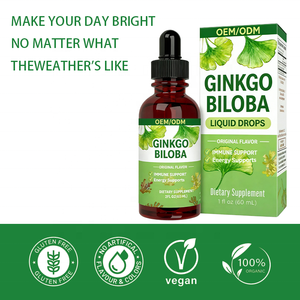 טיפות גינקו בילובה למבוגרים - תומך במערכת החיסון ובמצב אנרגטי, טעם מקורי, בקבוק 60 מיליליטר - Product Image 2