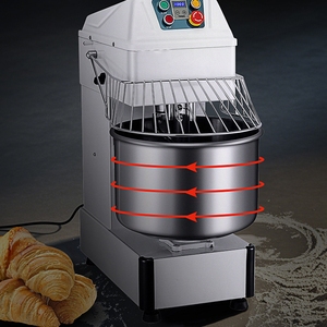 Mélangeur à spirale électrique industriel et commercial pour pâte à pain, gâteaux et pâtisseries, capacité 10, 20, 30, 50 litres/kg, idéal pour la cuisine et la boulangerie - Product Image 4