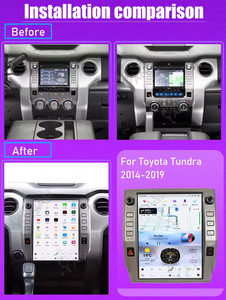 YANAV 2 Din Android 13 12,1 pouces Autoradio DSP 1 an pour Tundra 2014-2019 GPS Intégré CarPlay sans fil - Product Image 6