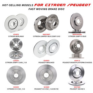 Discos de freno Piezas de automóviles Piezas de freno de automóviles Disco de freno L2055V para Fiat SCUDO 220 Citroen EVASIO Peugeot 806 Expert - Product Image 3