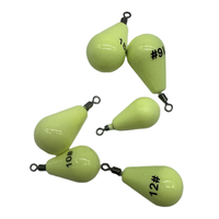 Plomb lumineux avec coque en plastique souple 30g 60g 75g 112g 131g 150g Poids de plomb