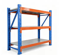 Étagère de rangement verticale sans boulons à trous papillon, sans outil, pour charges lourdes, en acier réglable, pour entrepôt et stockage de marchandises en vrac