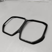 Bandes de garniture de calandre avant de luxe en fibre de carbone sèche 3K sergé pour I4