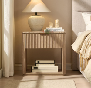Comodino Moderno Minimalista <span class=keywords><strong>per</strong></span> Camera da Letto, Mobile Multifunzionale con Vano Portaoggetti - Product Image 2