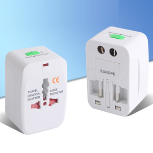 Adattatore Universale <span class=keywords><strong>Convertitore</strong></span> di Prese Elettriche Tutto in Uno per Viaggi, Adattatore di Alimentazione Elettrica per Prese US UK AU EU - Product Image 1