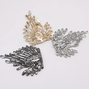 Glitter Kristal Strass Kwastje Applique <span class=keywords><strong>Patch</strong></span> Pin Gesp Voor Kleding Schouder Decor Vrouwen Schoenen Gesp Hoeden Tassen Accessoires - Product Image 3
