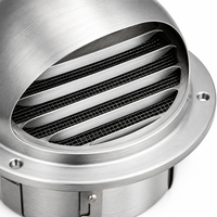 Grille d'aération moderne en acier inoxydable résistante aux intempéries, pour applications extérieures de climatisation – Vente chaude