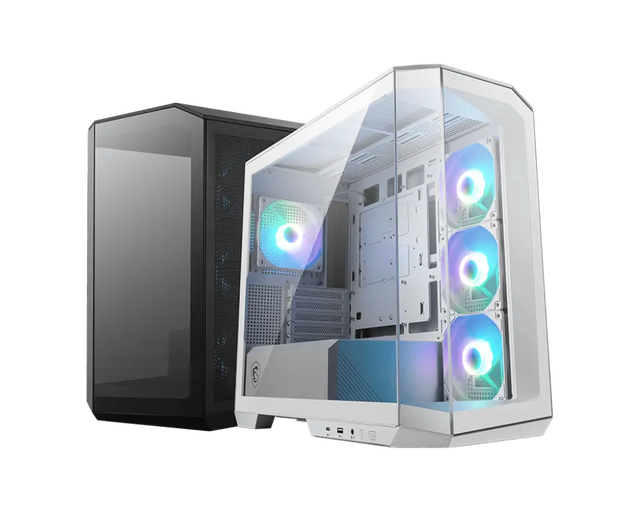 MS1 PANO M100R PZ / WHITE MICRO-ATX Tower ARGB FAN PC CASE
