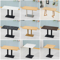 Ensemble de chaises de table à manger commerciales personnalisées pour restauration rapide restaurants restauration snack bar thé au lait meubles de restaurant