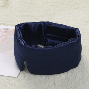 Masque pour les yeux en satin lesté à vente chaude, masque pour les yeux occultant complet pour la tête, pour dormir, voyager et faire la sieste - Product Image 5