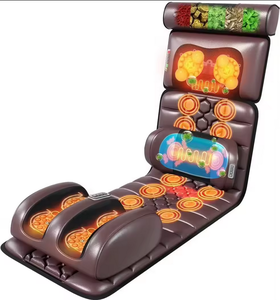 S87 Hochwertiges Elektrisches Knetmassagegerät <span class=keywords><strong>Shiatsu</strong></span> Ganzkörper-Vibrationsmassage Rückenmassagekissen - Product Image 1