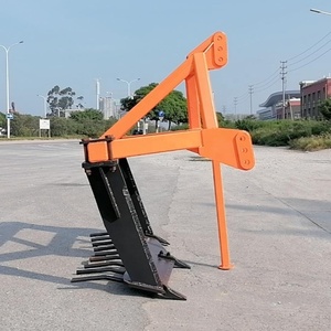 Einfache Typ 2 Reihen Kartoffel Knoblauch Karotte Cassava Ernte maschine Tapioka Harvester Manioc <span class=keywords><strong>Digger</strong></span> für Bauernhöfe - Product Image 4