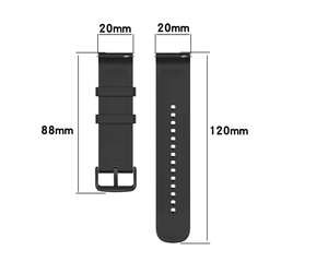 Beaen Correa de Silicona para Reloj Samsung Galaxy 3, 4, 5, 46mm, 42mm, Active <span class=keywords><strong>2</strong></span> Gear, <span class=keywords><strong>Amazfit</strong></span> <span class=keywords><strong>GTR</strong></span>, Garmin, Correa Deportiva de Goma, 20mm, 22mm - Product Image 6