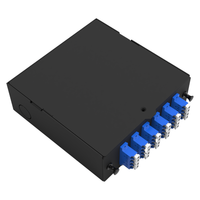 Industrielle 35mm DIN-150 Schiene 24-adrige FTTH 4-Port optische Kabel klemmen box Mini ODF SC FTTX ODB Box Glasfaser 1 Jahr