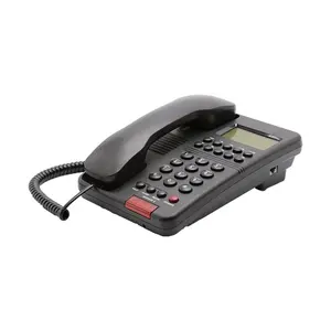 Celular série clássica ca701d cordado, telefone com fio de calendário de linha de montanha, oem mm, para hotel e home office