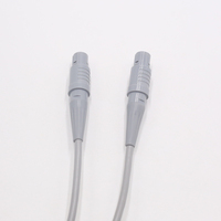Câble médical ECG EEG personnalisé OEM ODM pour surveillance patient, compatible Mindray Spacelabs, avec fil de connexion DIN