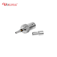 75ohm Q9 BNC-K-1.5 Femelle BNC Jack Fenêtre Ouverte Sertissage RG179 RG179D Slim HD 3G Sdi RF Coaxial Pigtail Câble Connecteur Laiton