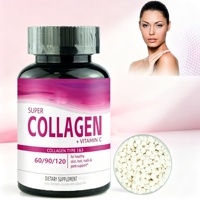 Compléments de collagène marin hydrolysé en vrac OEM, L-glutathion, vitamine C, biotine, comprimés de super collagène personnalisés pour les soins des cheveux et de la peau