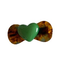 Lot de pinces à cheveux doubles en acétate motif écaille de tortue jaune, style mature, doux et épicé, pour mèches latérales
