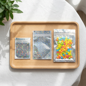 Bolsa al por mayor personalizada con sellado de 3 lados, ventana, cierre hermético resellable, a prueba de fugas, con muesca de fácil apertura, reciclable, directo de fábrica, MOQ bajo - Product Image 3