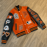 Blouson de baseball personnalisé en chenille brodée, épais et chaud, style Letterman, pour clubs d'anciens étudiants, fournisseur en gros pour commandes en vrac