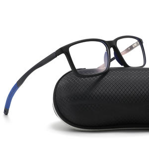 Nuevas gafas europeas americanas TR90 ultraligeras con montura cuadrada y filtro de luz azul para mujer, con patillas de goma, para corrección de miopía. - Product Image 1