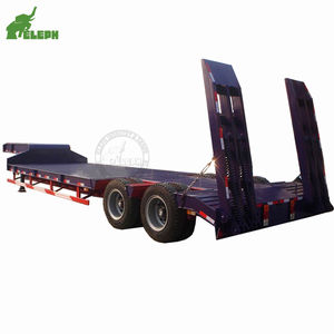 Semi-remorque surbaissée à 2 essieux <span class=keywords><strong>de</strong></span> 12 mètres à col <span class=keywords><strong>de</strong></span> cygne, capacité 40 tonnes, prix abordable - Product Image 6