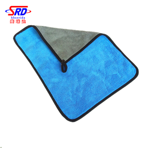 Usine de chine longue peluche sans bord corail polaire séchage de voiture serviette en microfibre avec poids 800Gsm 600Gsm 500Gsm - Product Image 6