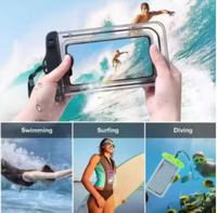 Étui de téléphone portable universel étanche et fluorescent pour l'extérieur, grand format, avec écran tactile, 19,5x11cm, design de luxe, PVC/ABS, pour dropshipping 2026