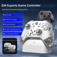 Dok Pengisian Daya Kontroler Game Multi Platform Magnetik untuk Joystick Hall-effect Dual-Trigger Kompatibel Android/iOS/PC