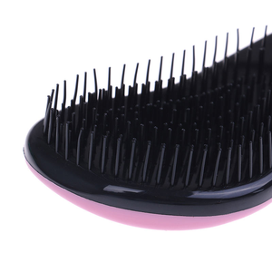 Brosse à cheveux démêlante pour femmes, poils humides/secs, poignée en plastique, peigne portable. - Product Image 5