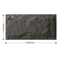ZGSTONE haute qualité moderne étanche polyuréthane pierre artificielle Pu Faux ardoise panneau mural panneaux décoratifs champignon Pu