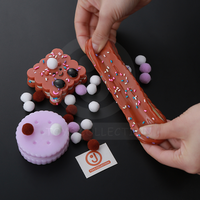 Jouet anti-stress personnalisé en TPR, gros chaton moelleux, pour enfants et adultes, unisexe, balle à presser