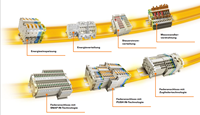 Bloc de jonction à vis traversante Weidmuller SAKDU 2.5N 1485790000 avec section transversale nominale de 2,5 mm²