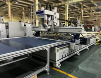 Machine d'étiquetage automatique CNC pour armoires en bois / Machine d'étiquetage et de découpe automatique